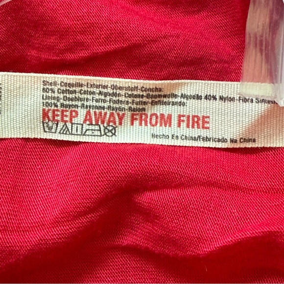 Free People Daydream Red Lace Dress NEW Large Open Back - Picture 8 of 10